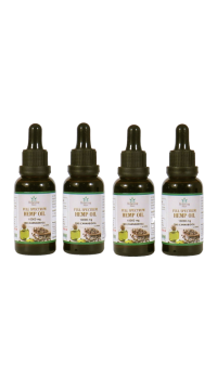 4 Bottles x 30% CBD Hemp Oil Full Spectrum Oil for Pain Relief 10000mg 30ml - Relaxing Nature